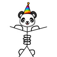 pumpender Party Panda