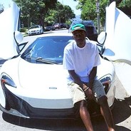 Tyler in his McLaren