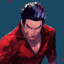 kiryu in red suit