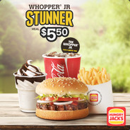 Whopper Jr. Stunner Meal