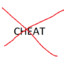 I NO CHEAT NO NO NO