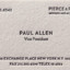 Paul Allen&#039;s Business Card