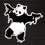 Panda Holding 2 Guns