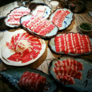 3号桌上5盘肉