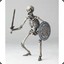 Skeleton With a Sword and Shield