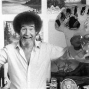 Excited Bob Ross