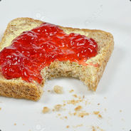 A Half Buttered Crumpet