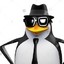 Cool 3D Penguin