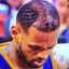 Lebrons old hairline