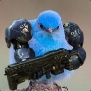 Bird Jesus with a gun
