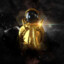 Golden astronaut