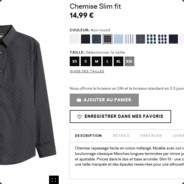 Chemise Fit slim