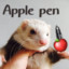 apple and pen