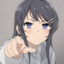 Mai-san is pointing at you! Kale