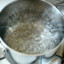 boiling water