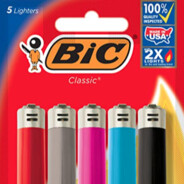 BIC lighter :")