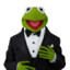 Kermit in a suit