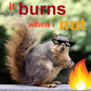 It burns when I nut