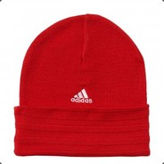 Красная шапка adidas