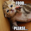 I want food