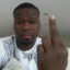 50 Cent&#039;s middle finger
