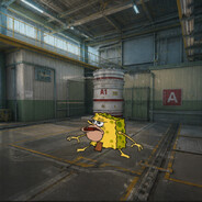Spongebob in a nuclear facility's Avatar