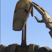 Droid that says "Roger Roger"