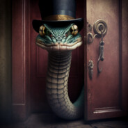 AngryDoorSnake