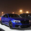 BMW m5 f90 синяя тонированная