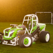 ///AMG Traktor mit Kranz